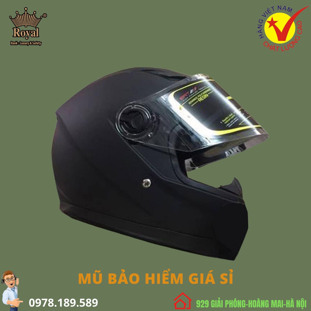 Mũ Bảo Hiểm fullface MT136 ASIA CHÍNH HÃNG