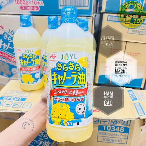 Dầu hạt cải Ajinomoto nội địa Nhật Bản 1 lít