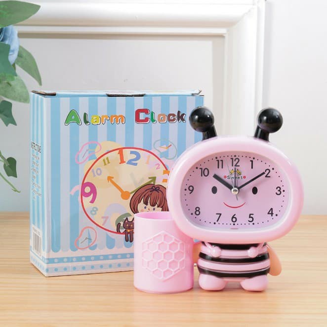 Hộp đựng bút kiêm đồng hồ hình con ong