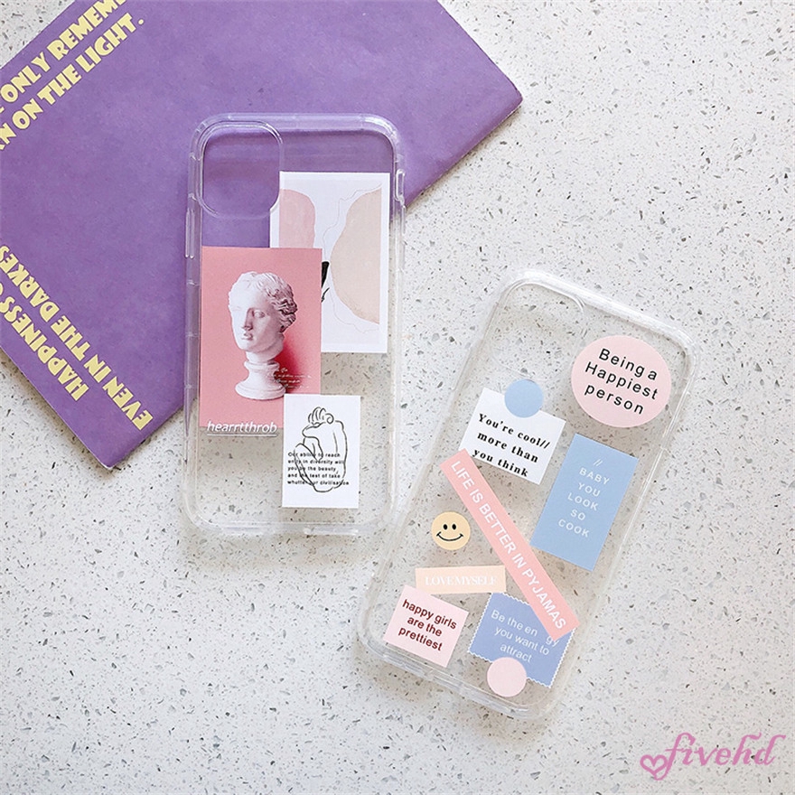 Ốp điện thoại silicon trong suốt hình nhãn hiệu cho Samsung Galaxy A42 A12 A02s A21s A71 A51 A70 A50 A50s A30s A30 A20 A10 | BigBuy360 - bigbuy360.vn