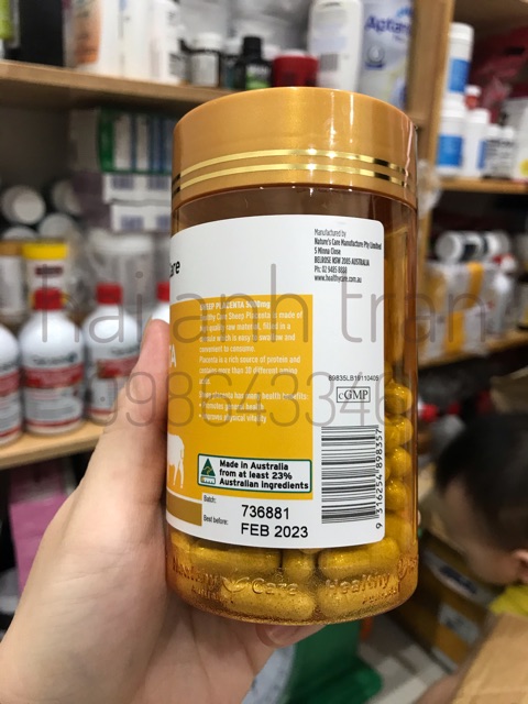 VIÊN UỐNG NHAU THAI CỪU HEALTHY CARE SHEEP PLACENTA 5000MG | BigBuy360 - bigbuy360.vn