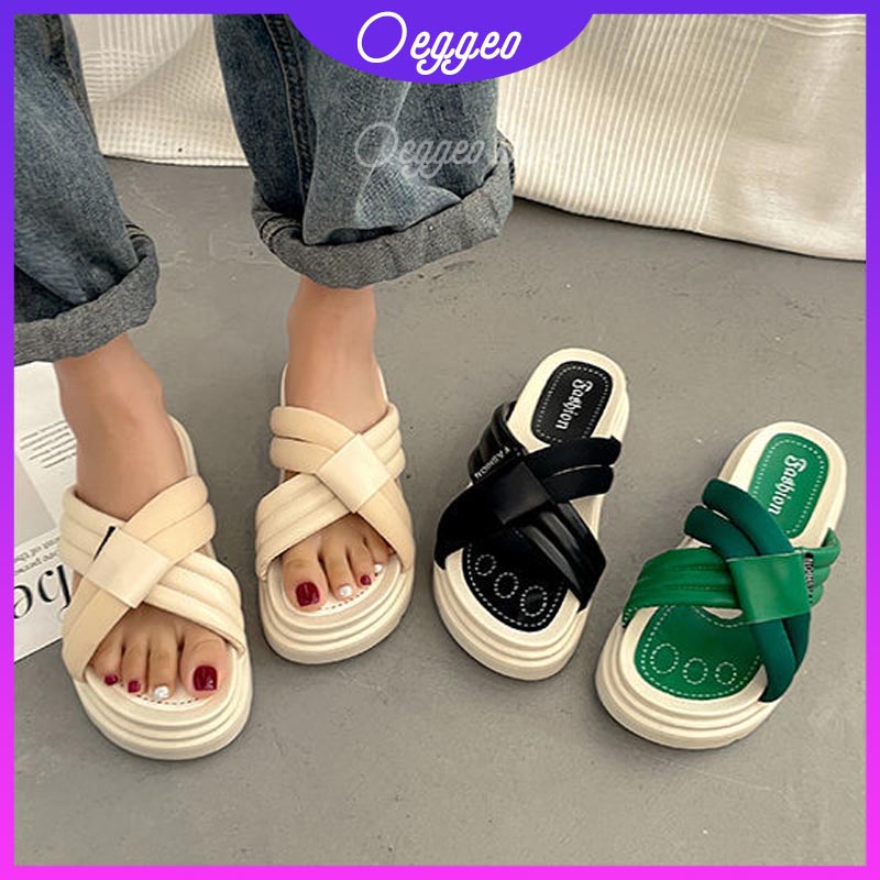 Đôi dép bằng Soled Giày phụ nữ