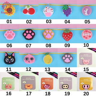 3D Air Holder Cute Cartoon Stand Rabbit Cat Bear Socket For Apple Android Mobile Phone