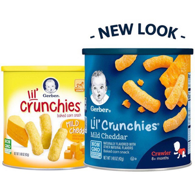 Bánh ăn dặm Gerber lil crunchies hình que 42g (cho bé 8m+) nk032