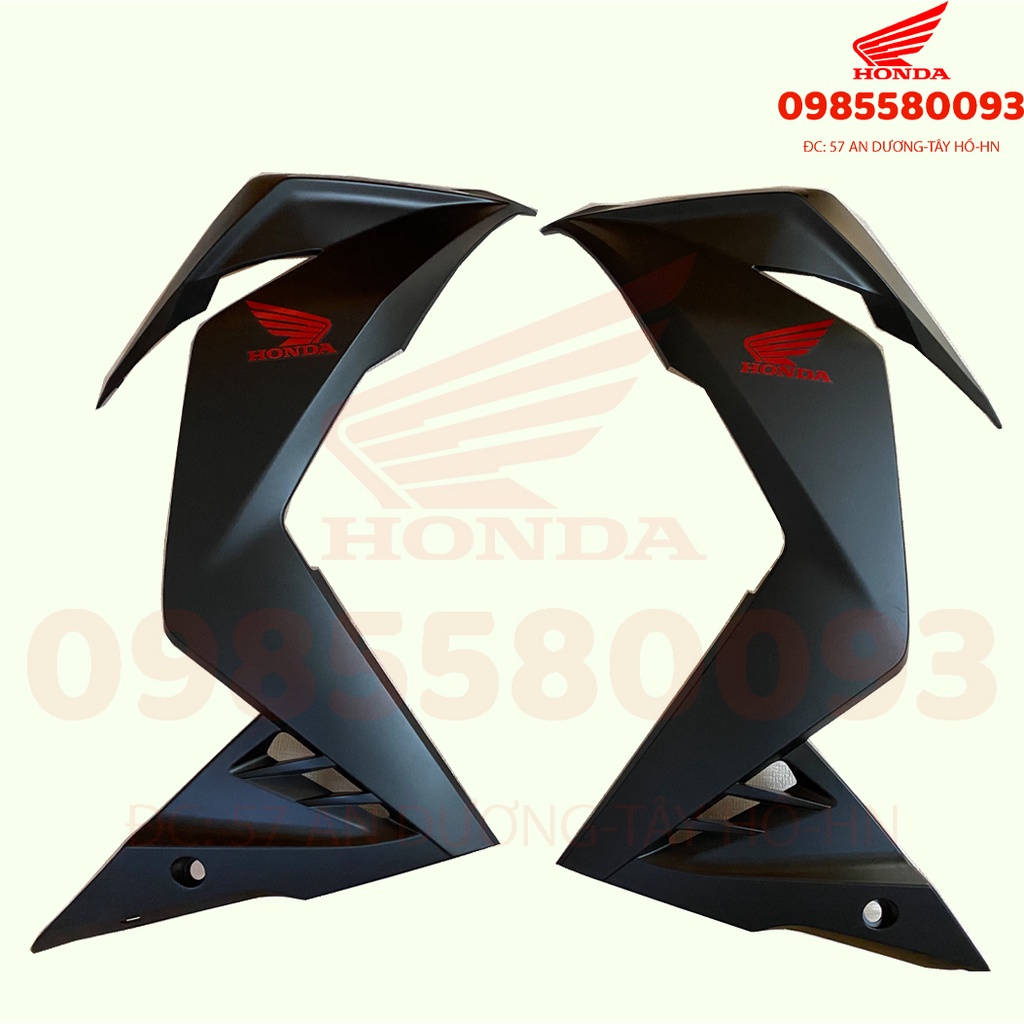 Yếm xe winner 150 v1, bửng xe màu đen nhám chính hãng honda