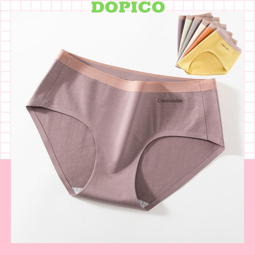 Quần lót nữ cotton kháng khuẩn khử mùi ôm dáng in chữ cực đẹp và đáng yêu DOPICO L155