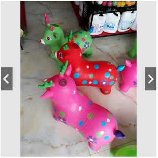 [Freeship] Thú nhún bơm hơi cho bé (có nhạc/không nhạc)