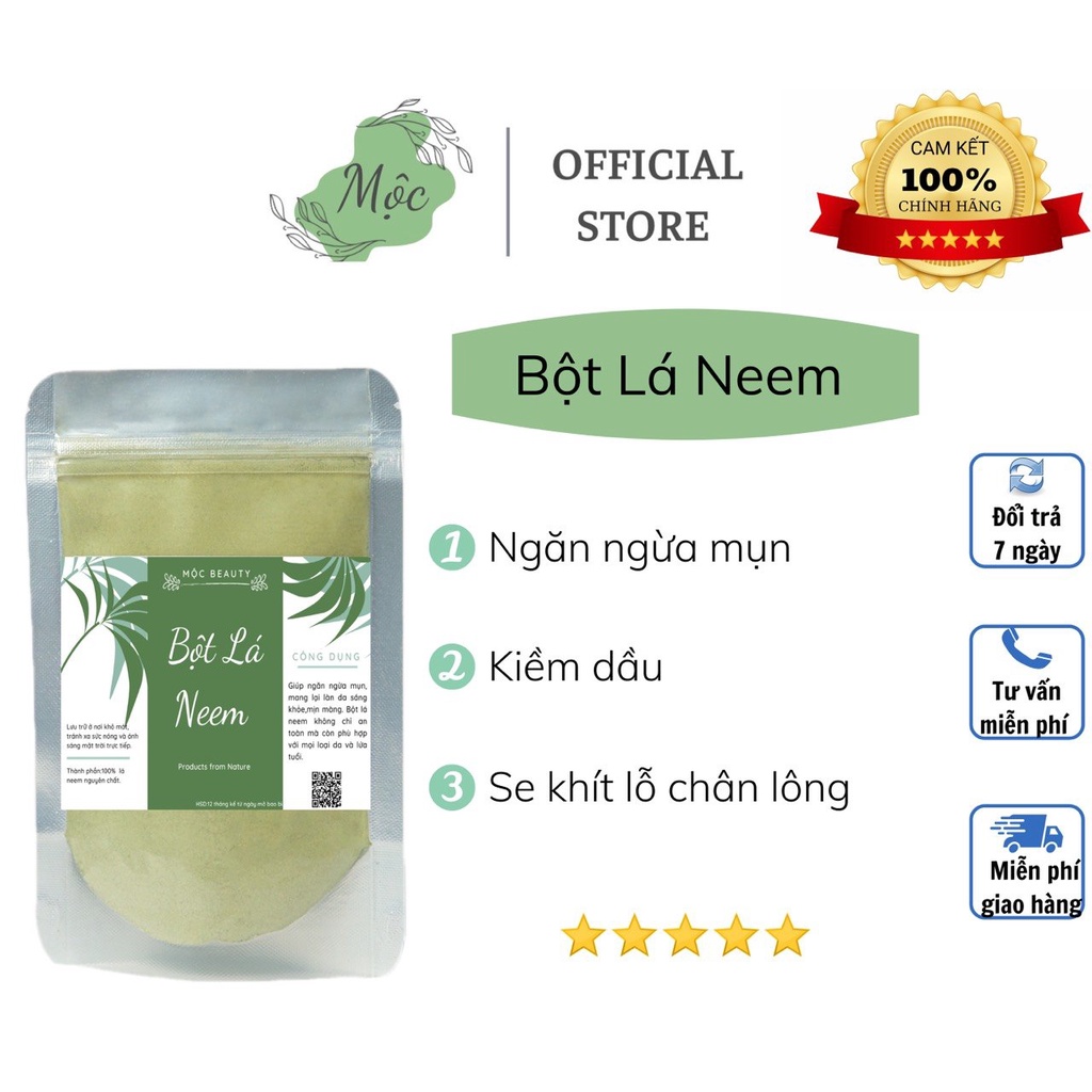 1kg bột lá nem nguyên chất xanh,mịn