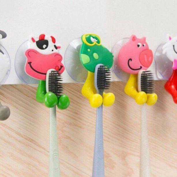 Combo 2 MÓC HÚT CHÂN KHÔNG TREO BÀN CHẢI CUTE ( tuyển khách sỉ)