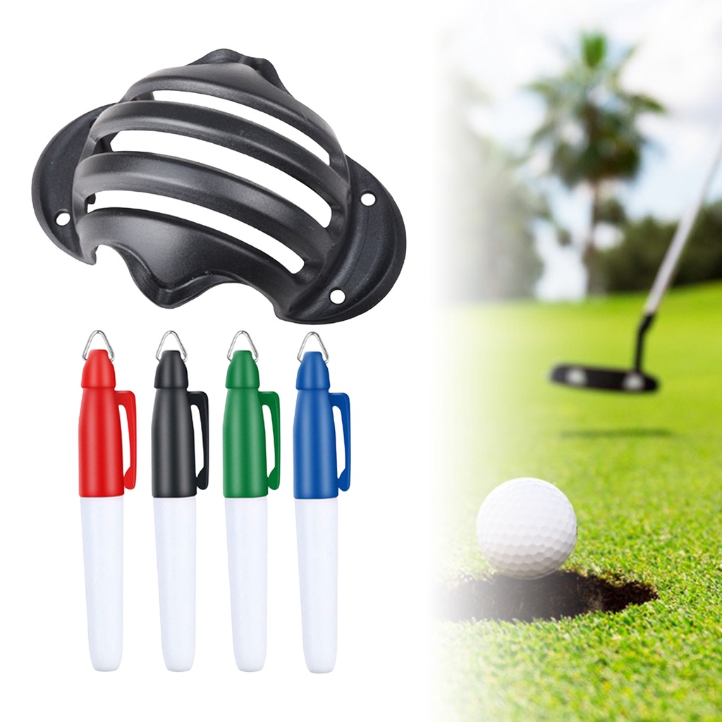 Bộ Bút Đánh Dấu Vị Trí Bóng Golf Kèm 4 Bút