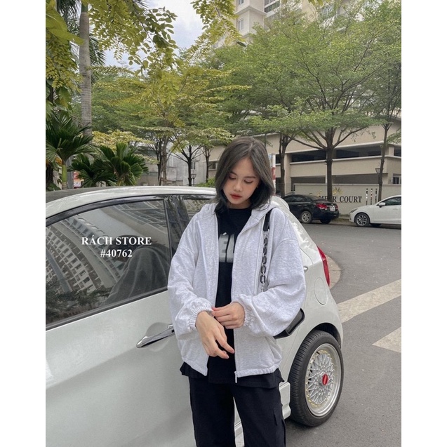 [RÁCH STORE] Áo Khoác Nỉ Trơn Bo Lai+Tay | BigBuy360 - bigbuy360.vn