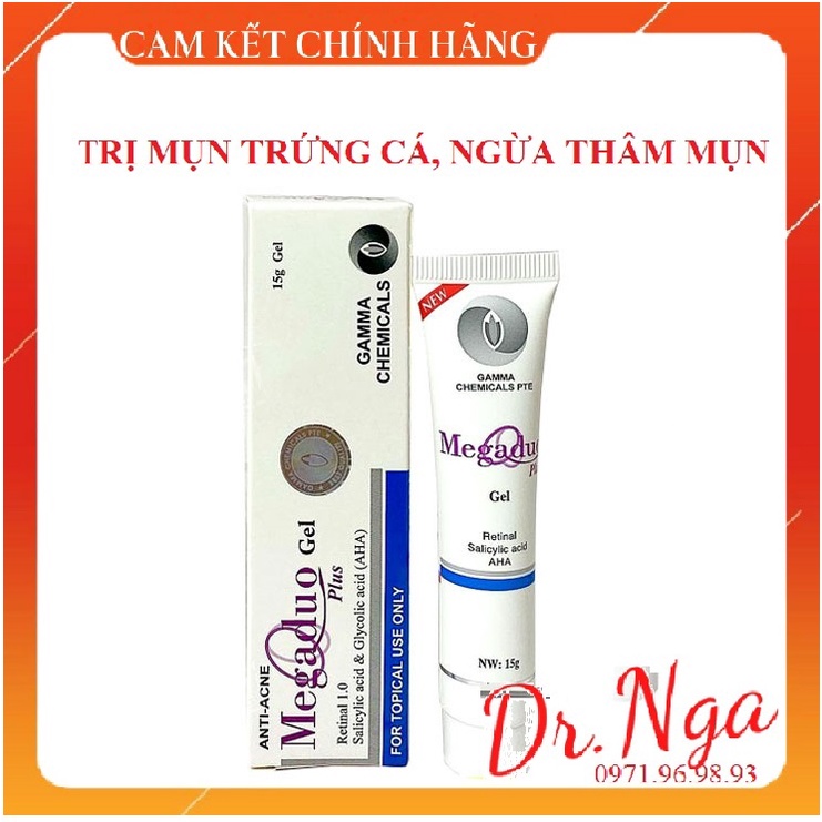 🌸 MEGADUO Gel PLUS - Gel giảm mụn và thâm Tuyp 15g