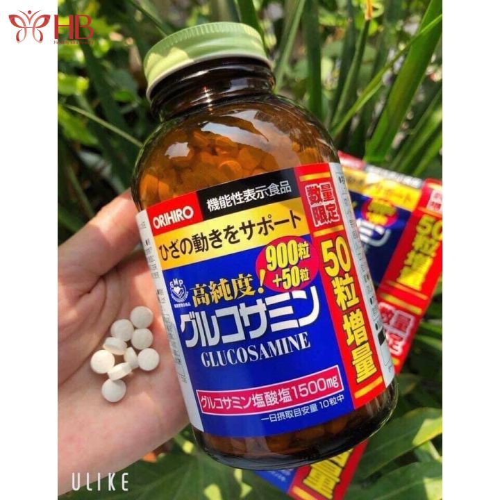 Viên bổ xương khớp Glucosamin 1500mg  Orihiro Japan loại 900 viên và loại 950 viên ORIHIRO NHẬT BẢN (date 2024)