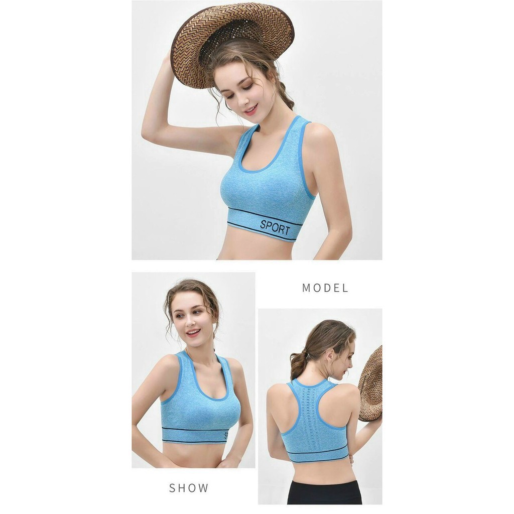 Áo Bra thể thao chất siêu co giãn hàng cao cấp, kèm mút Freesize 45-55kg