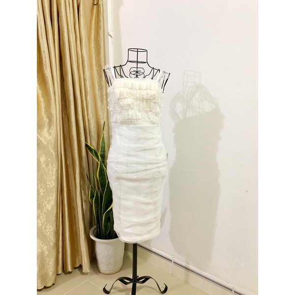 Đầm trắng dự tiệc, sinh nhật, đám cưới, event