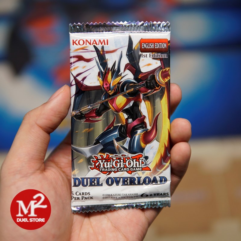 Túi thẻ bài Yugioh Duel Overload Booster Pack DUOV - 5 lá bài Ultra Rare - Nhập khẩu từ Hoa Kỳ USA