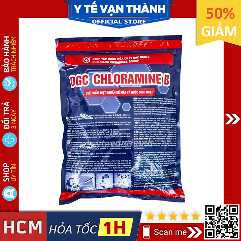 ✅ Bột Khử Trùng Diệt Khuẩn Cloramin B- DGC Chloramine B, Hoặc Thương Hiệu Tương Đương -VT0742