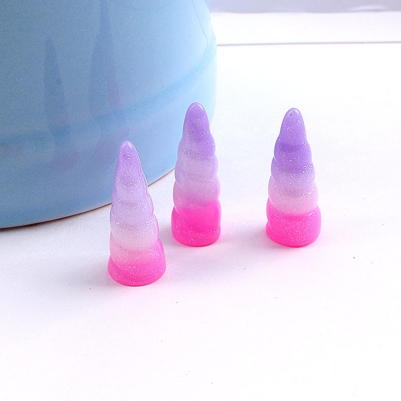 Set 20 Sừng Kỳ Lân Nhiều Màu Dùng Để Trang Trí Điện Thoại Di Động