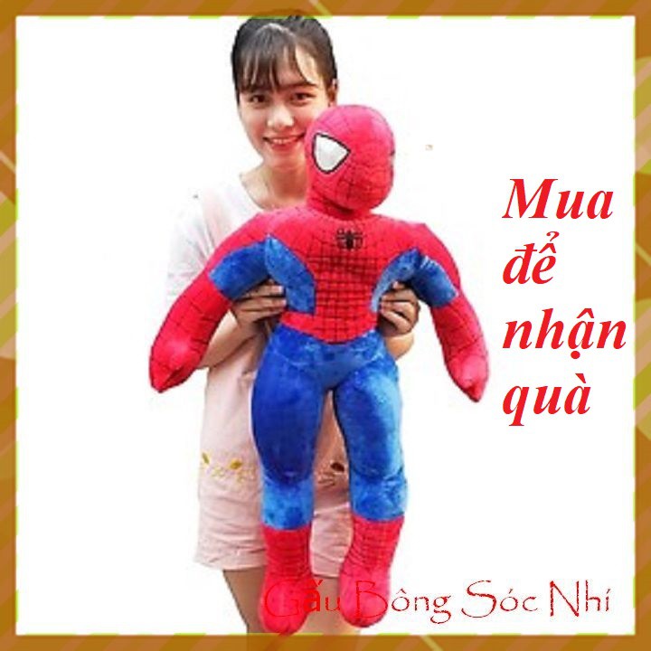 Gấu Bông Siêu Nhân Người Nhện ⚡ FREESHIP ⚡ Gấu Bông Người Nhện Cực Đẹp - Hàng VN Chất Lượng Cao