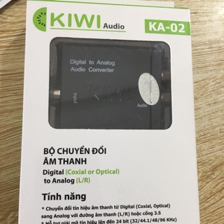 Bộ chuyển đổi âm thanh Digital sang Analog KA-02