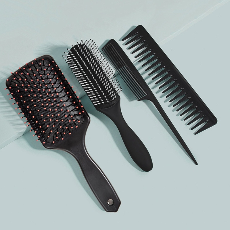 Set 4 Lược Chải Tóc Xoăn Dày Cho Bạn Nữ YOUYO