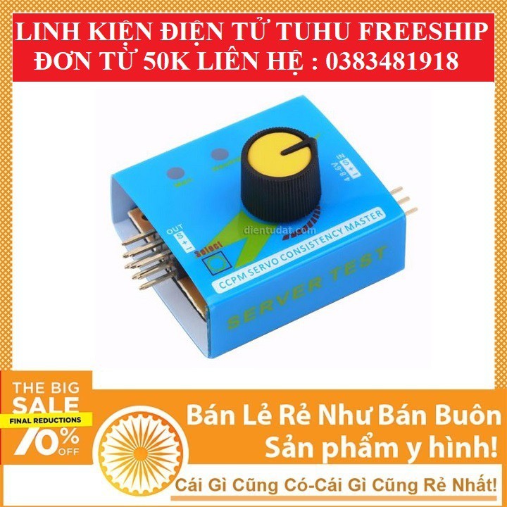 Mạch Điều Tốc Động Cơ Servo mạch test servo