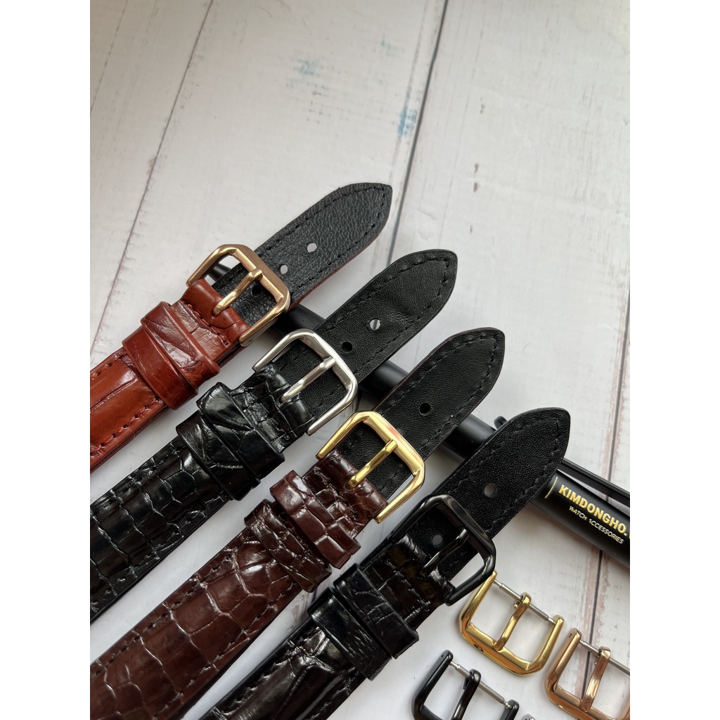 Khóa Đồng Hồ - Khoá Dây Da Thay Thế Cho Đồng Hồ Đeo Tay Full Màu Bản Mỏng