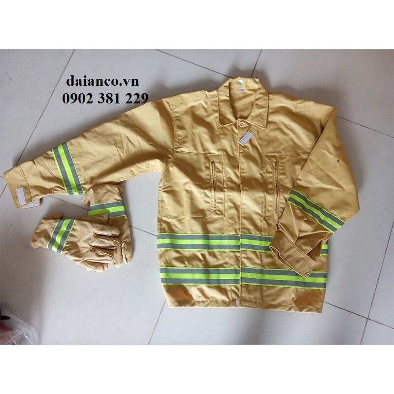 Bộ quần áo chữa cháy theo TT48-BCA - 5 món CÓ TEM KIỂM ĐỊNH