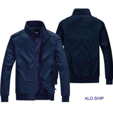 Áo Khoác Dù Nam Cổ Trụ Hàn Pious AKDCT02 (đen, xanh) cao cấp