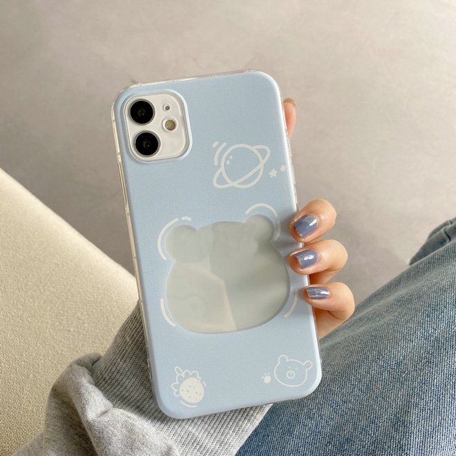 Casing Huawei Y7 Y9 Prime Pro 2019 Y9S Y6s Y6 Y7A Y8P Y5P Y7P Nova 7 7i SE 5T 3 3i 3e 4e Mate 40 30 20 Pro 5G P40 P30 P20 Lite Honor 20 Play 10 8A 8X Cute Cartoon bear Clear photo Shockproof Phone Case Full Back Cover HLE 01