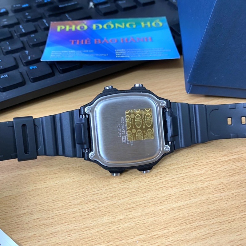 Đồng hồ nam dây nhựa Casio Anh Khuê AE-1300WH-1AVDF