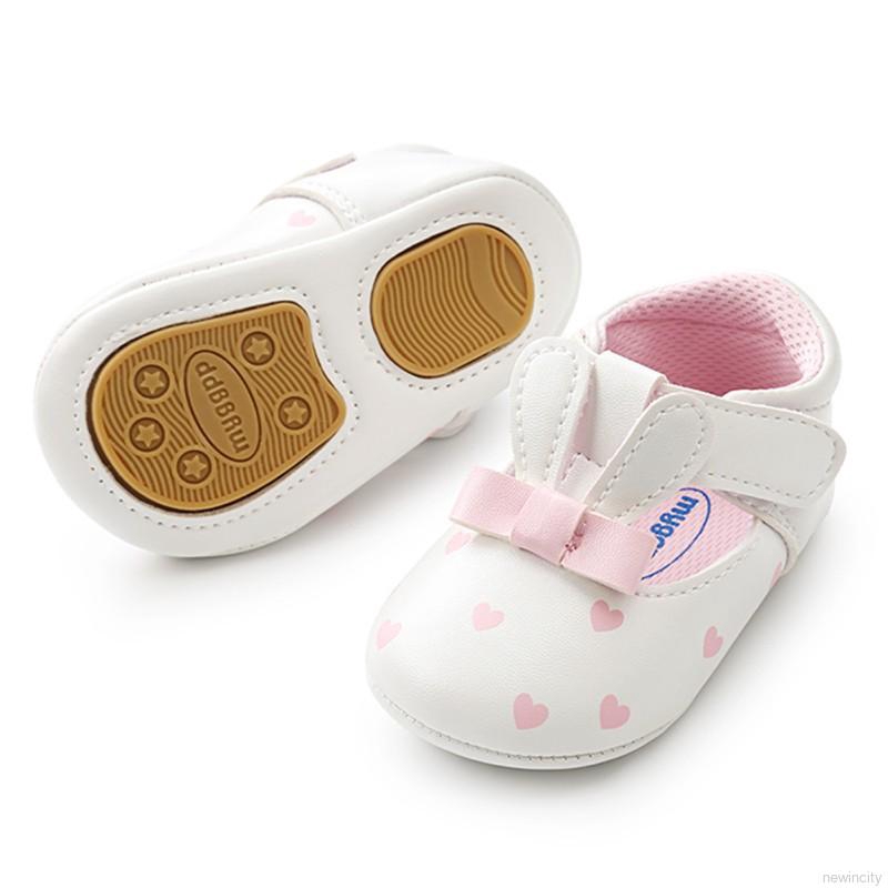 Giày búp bê tai thỏ đáng yêu cho bé gái sơ sinh