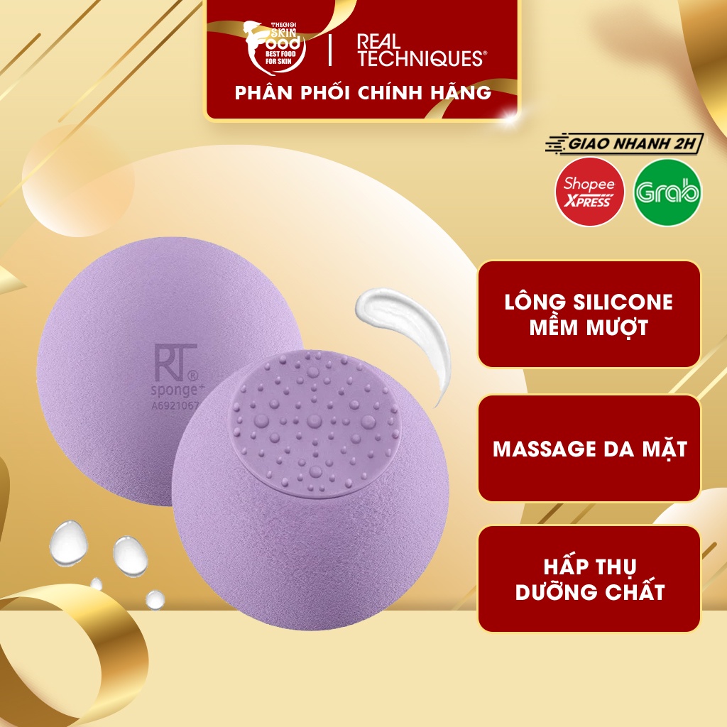 Bông Mút Chăm Sóc Da Real Techniques Miracle Skincare Sponge