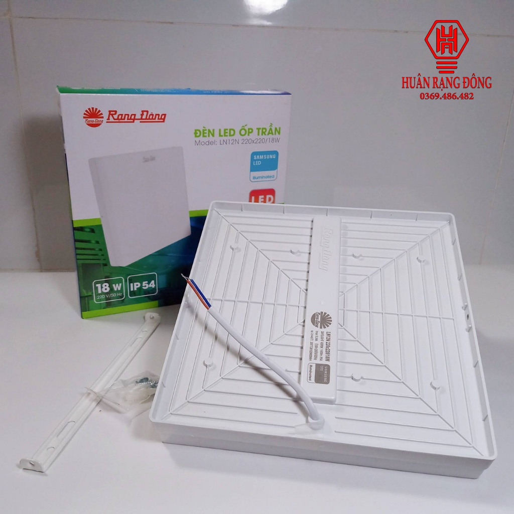 Đèn Ốp trần tràn viền 18W cao cấp Rạng Đông