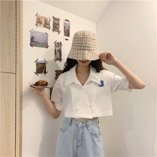 [ ORDER ] Áo croptop polo ulzzang