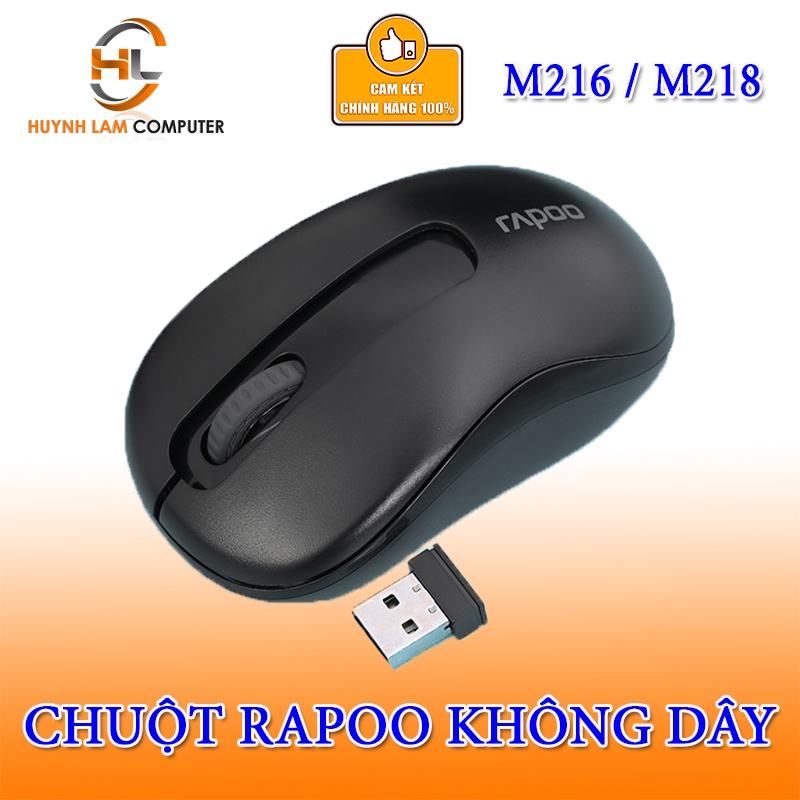 Chuột không dây Rapoo M216 M218 1000DPI- Chính hãng Nam Thành phân phối