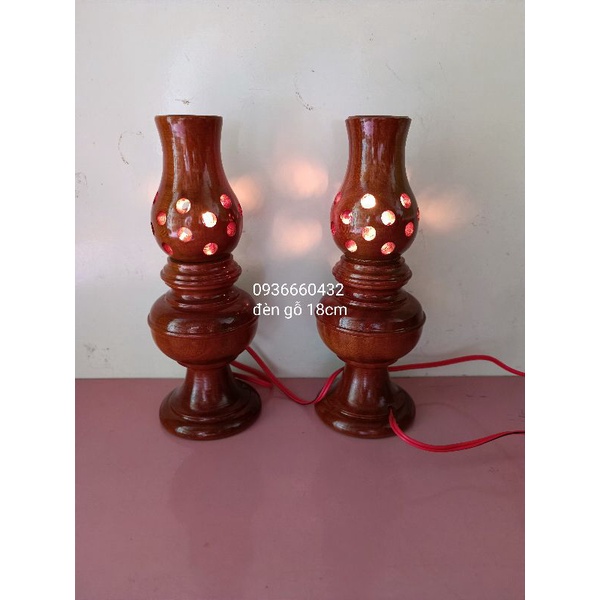 ĐÈN THỜ GỖ THÔNG 18CM QUÀ TẶNG CÔNG GIÁO