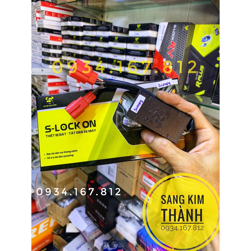 Mạch Tắt Đèn Pha Xe Máy SCOOPY 110 Hàng Cao Cấp Full 100% Giắc Cắm