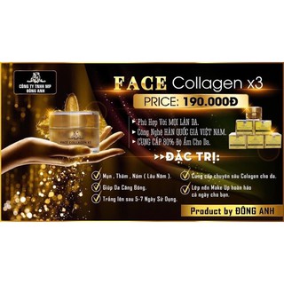 kem face collagen x3 đông anh (giá sỉ)
