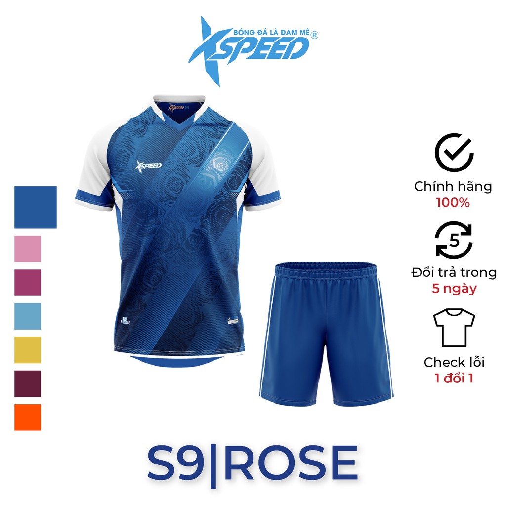 Bộ quần áo thể thao Xspeed Rose xanh bích chất liệu SXCOOL cao cấp, thấm hút tốt, chống tia UV XBS9