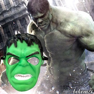 Mặt nạ hóa trang HULK Người Khổng Lồ Xanh đồ chơi hóa trang Avengers Cosplay Halloween sinh nhật cho trẻ em bằng nhựa an