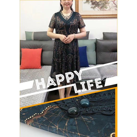 Đầm Chiffon Màu Xanh Dương/Đỏ/Xanh Dương Dùng Phối Đầm Cưới Dành Cho Phụ Nữ Trung Niên