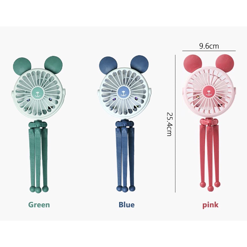 Quạt Mini Kẹp Trên Xe Đẩy Em Bé/Xe Đẩy Em Bé Có Thể Sạc Lại Được