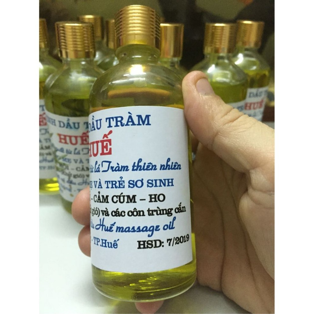 Tinh Dầu Tràm Huế Nguyên Chất Lọ Tròn 100 Ml