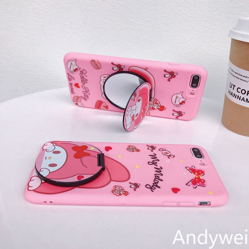 Ốp Lưng Silicon Có Gương Trang Điểm Cho Oppo A31 F9 F7 F5 F1S A5 A9 A7 A5S A3S A77 F1S A37 A71 A83 A37
