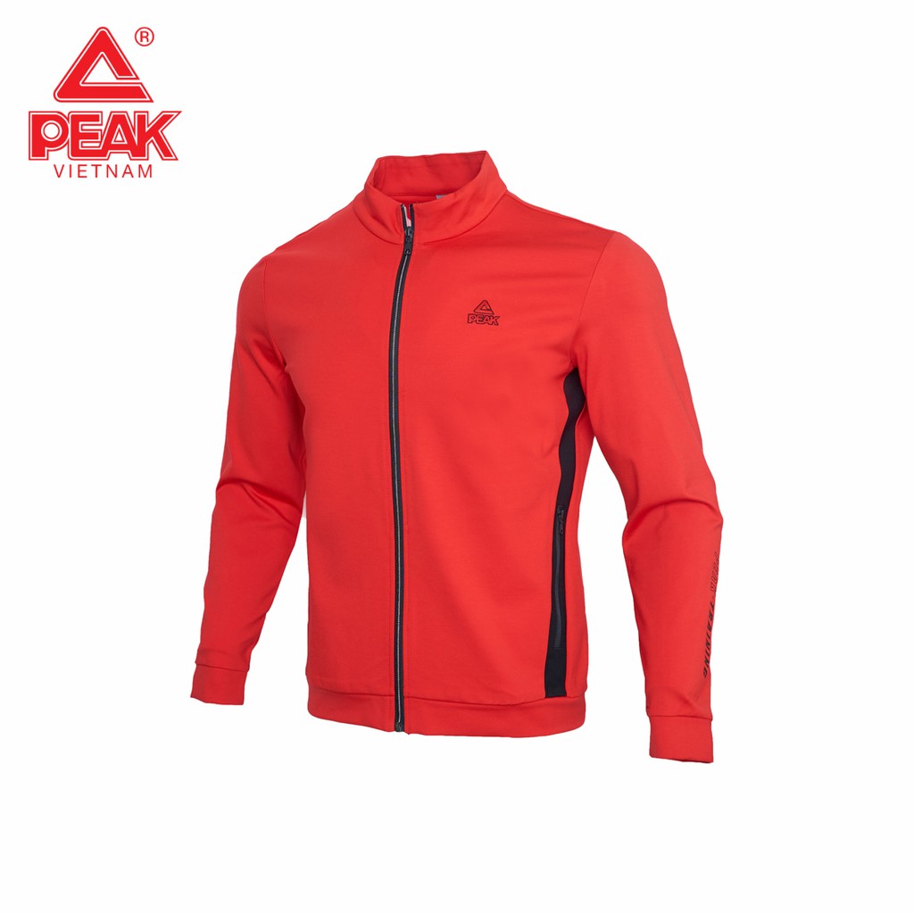 Áo Khoác Nỉ Khóa Nam PEAK Trainning FWA01021