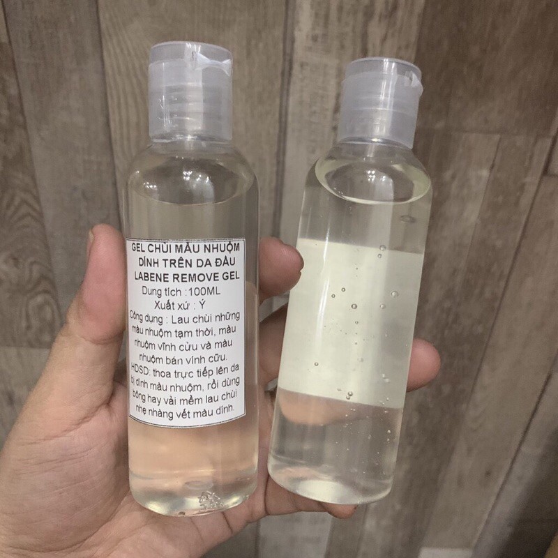 GEL LAU CHÙI VẾT MÀU NHUỘM DÍNH TRÊN DA ĐẦU LABENE 100ml