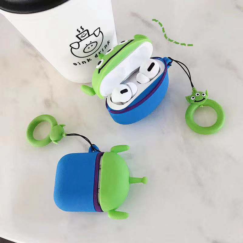 Dễ Thương Vỏ Bảo Vệ Hộp Đựng Tai Nghe Airpods Pro Bằng Silicon Kiểu Hoạt Hình Disney Đáng Yêu Ốp