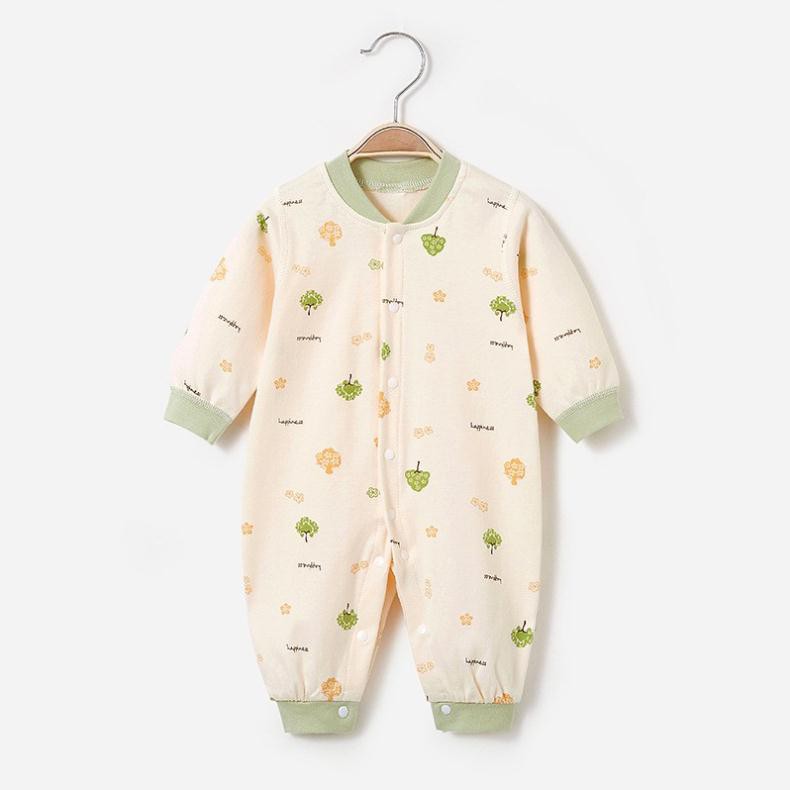 Quần áo sơ sinh mùa đông Bộ bodysuit cotton cho bé 0-1 tuổi trai gái