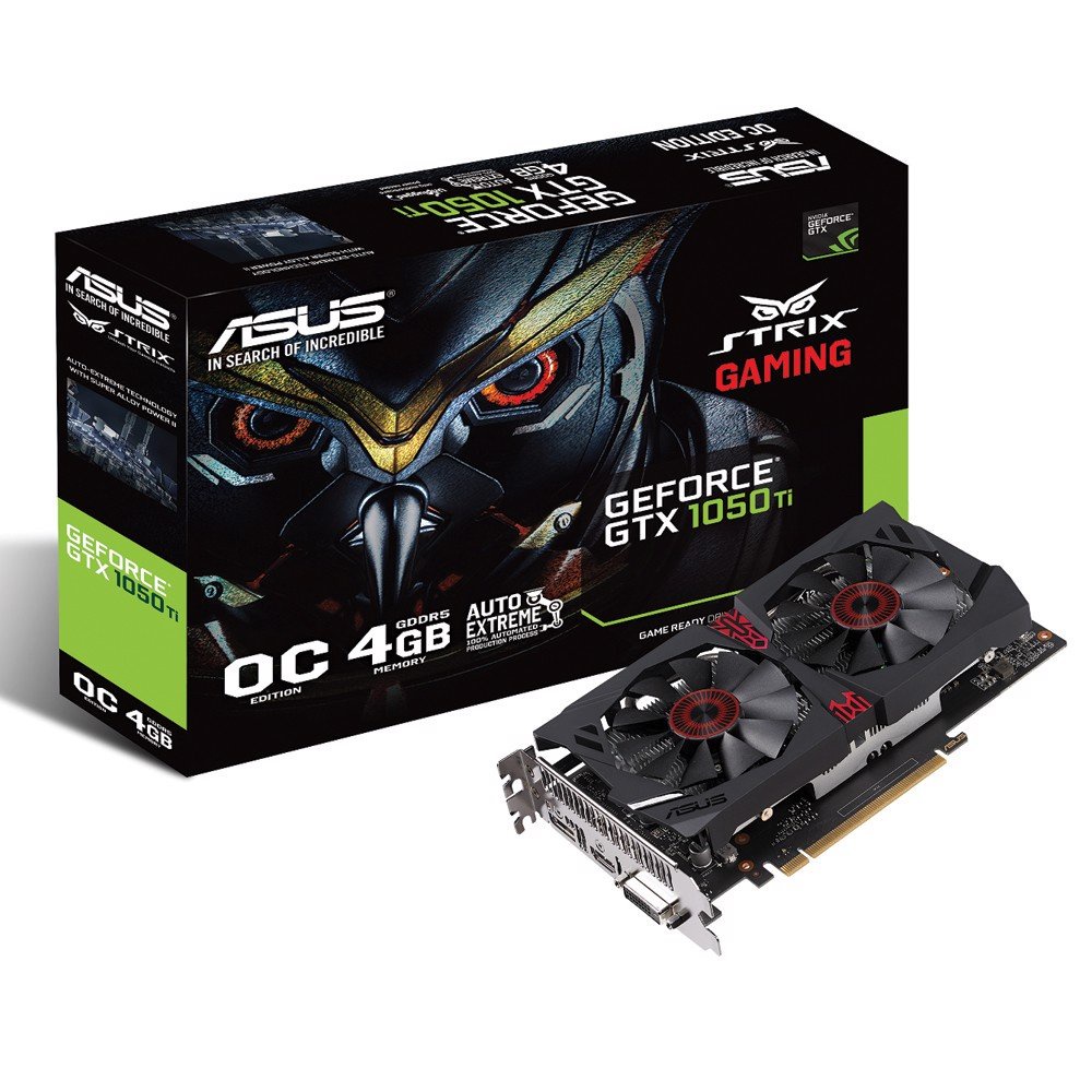 [hàng đẹp nguyên] VGA ASUS ROG STRIX GTX 1050 Ti 4gb GAMING bảo hành 6 tháng 1 đổi 1 trong 15 ngày | WebRaoVat - webraovat.net.vn